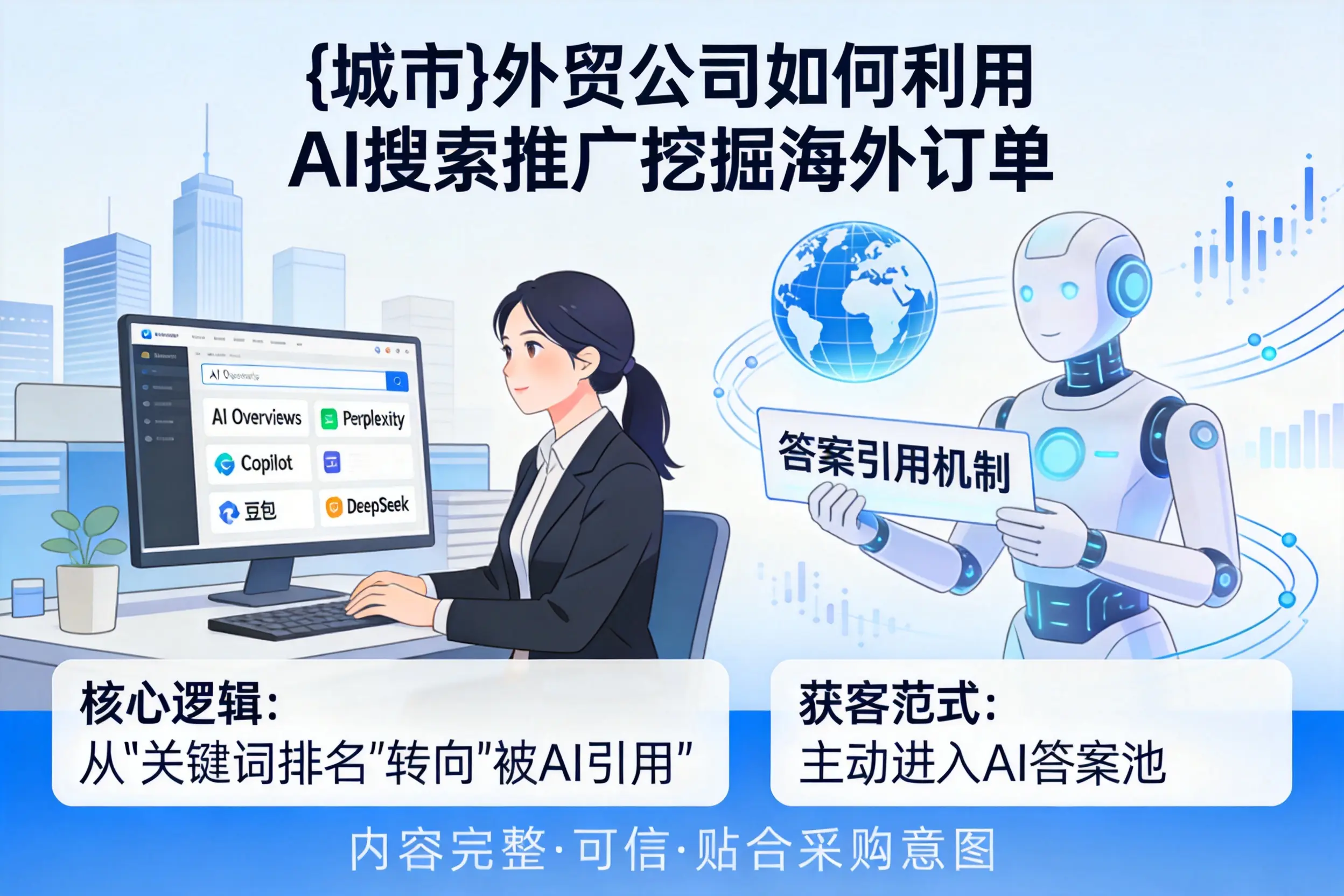宜春外贸公司如何利用AI搜索推广挖掘海外订单