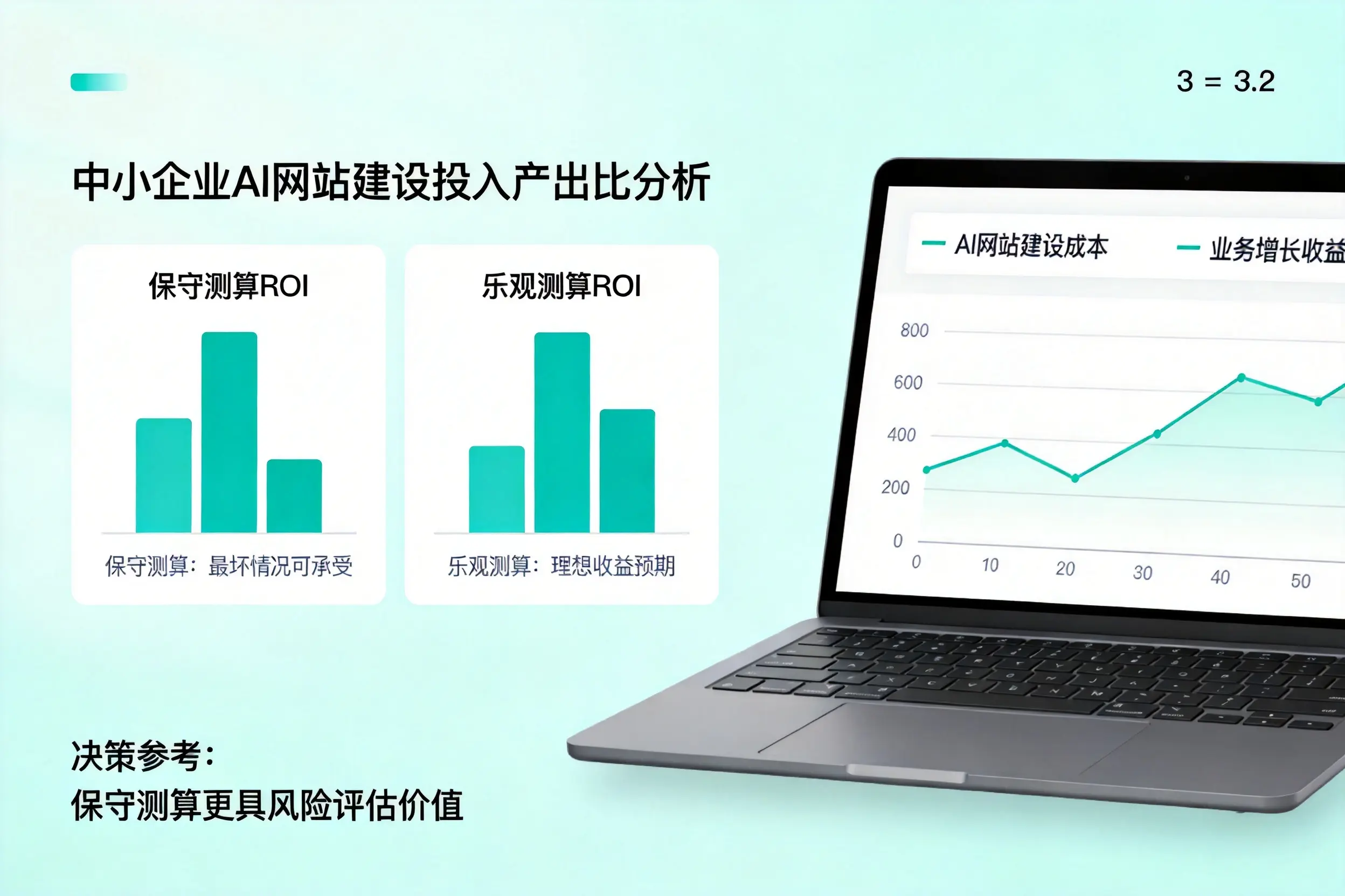 宜春中小企业AI网站建设投入产出比怎么算？先看这份分析