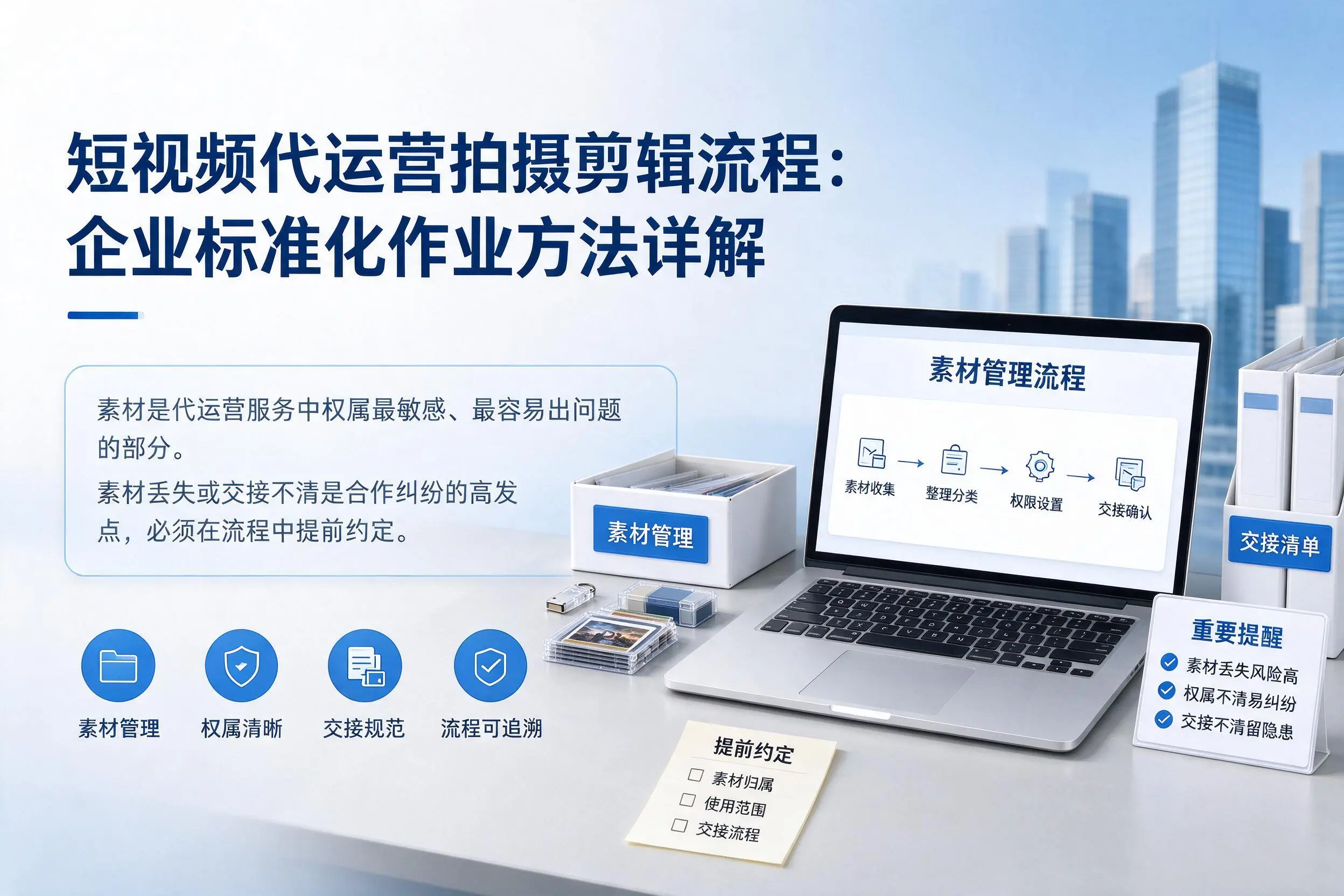 短视频代运营拍摄剪辑流程:宜春企业标准化作业方法详解