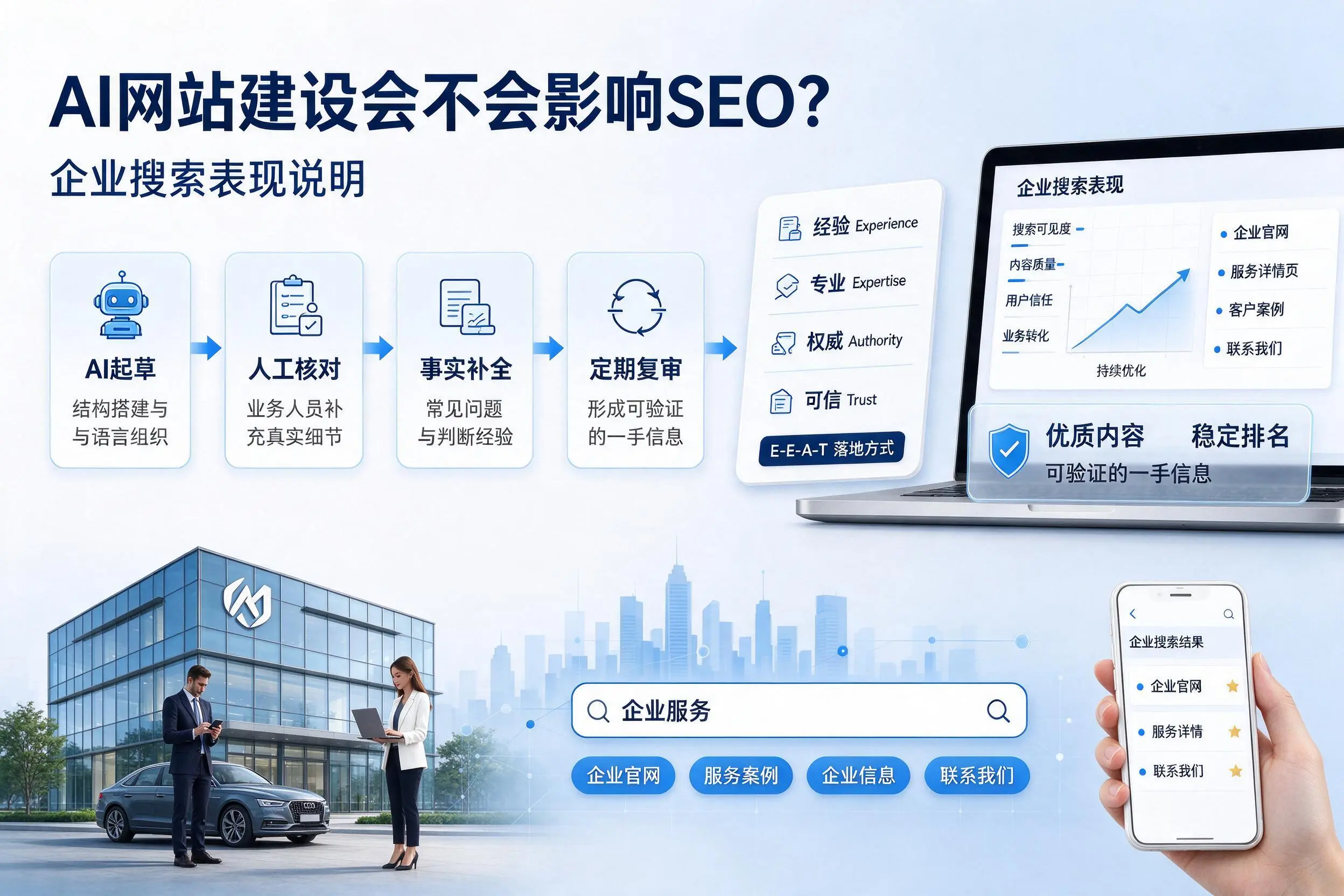 AI网站建设会不会影响SEO?宜春企业搜索表现说明
